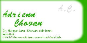 adrienn chovan business card